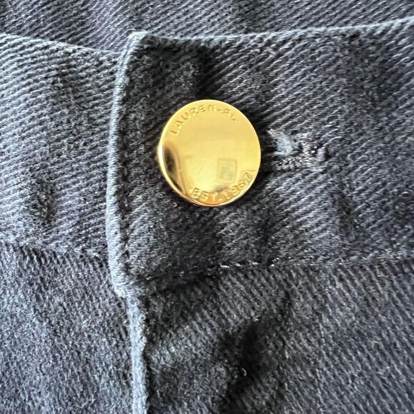 Lauren Jeans Co Ralph Lauren Jeans Womens 2P Petite Mid Rise Straight Preppy - Picture 7 of 12
